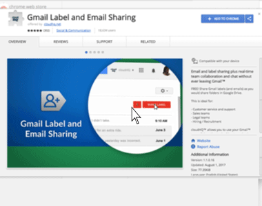 remove cloudhq from gmail